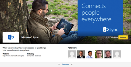 Microsoft LinkedIn Showcase Page