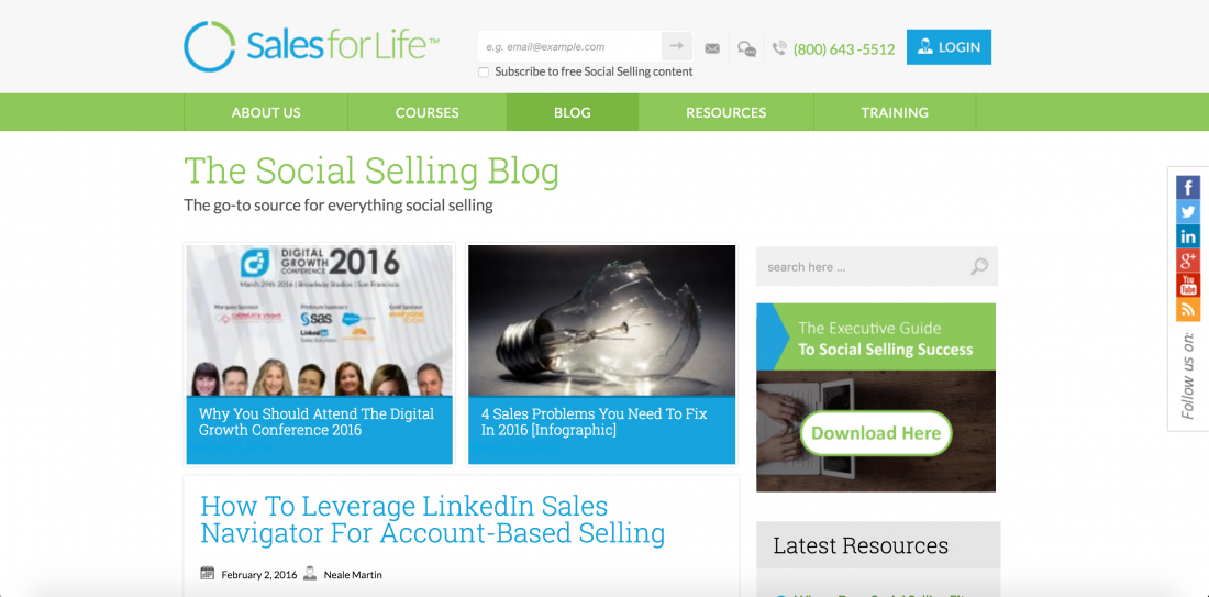 Sales for Life Blog