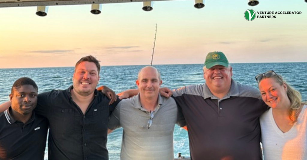 VA Partners team fishing on Lake Ontario with King Slayer